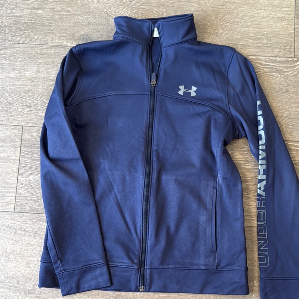 Under Armour Kids' Blue Full-Zip Jacket